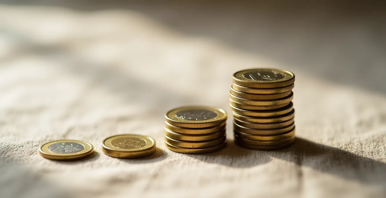 Diagramme visuel montrant la répartition du coût d'un t-shirt avec focus sur la part minime de main d'œuvre